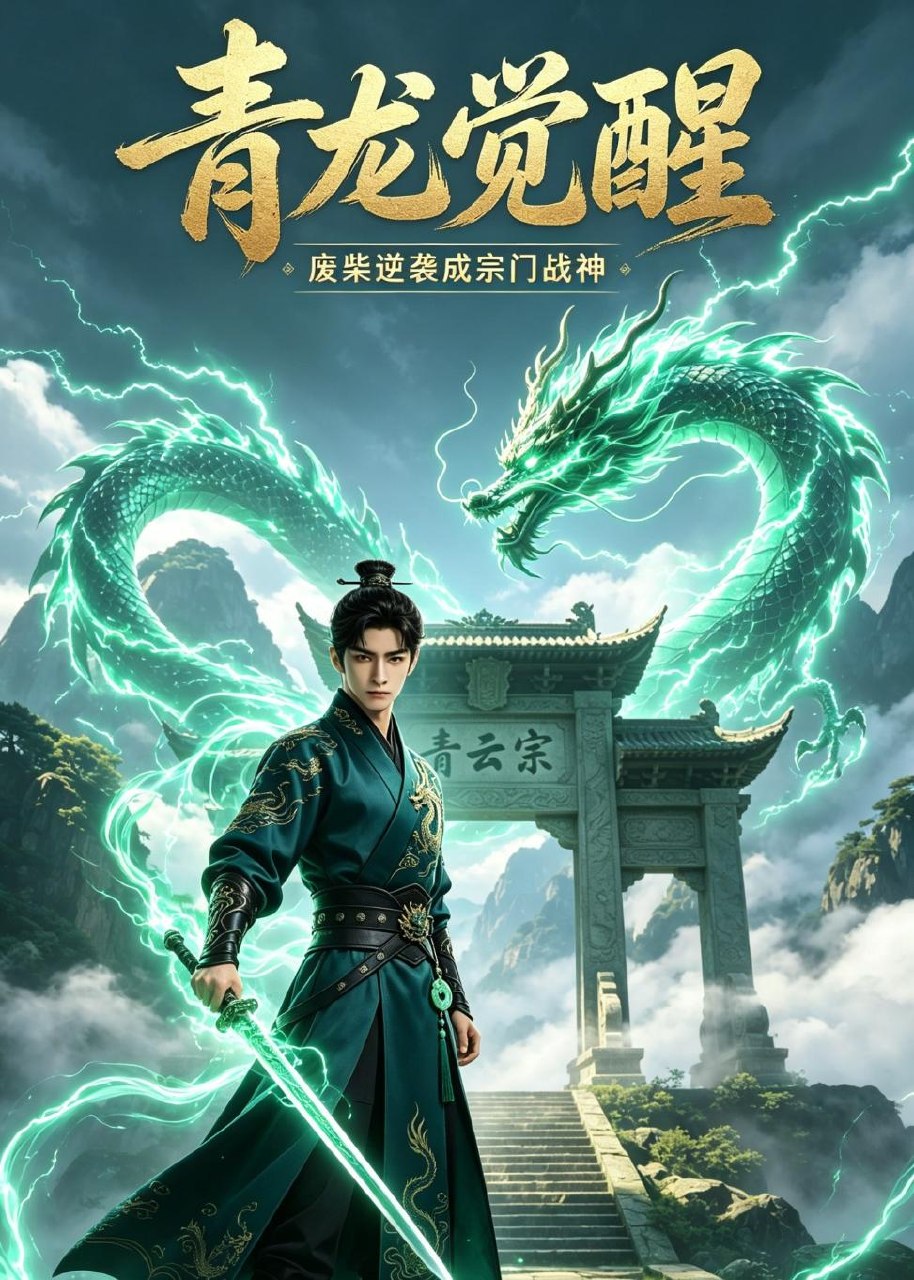 青龙觉醒废柴逆袭成宗门战神 (12集) AI短剧 | 短剧