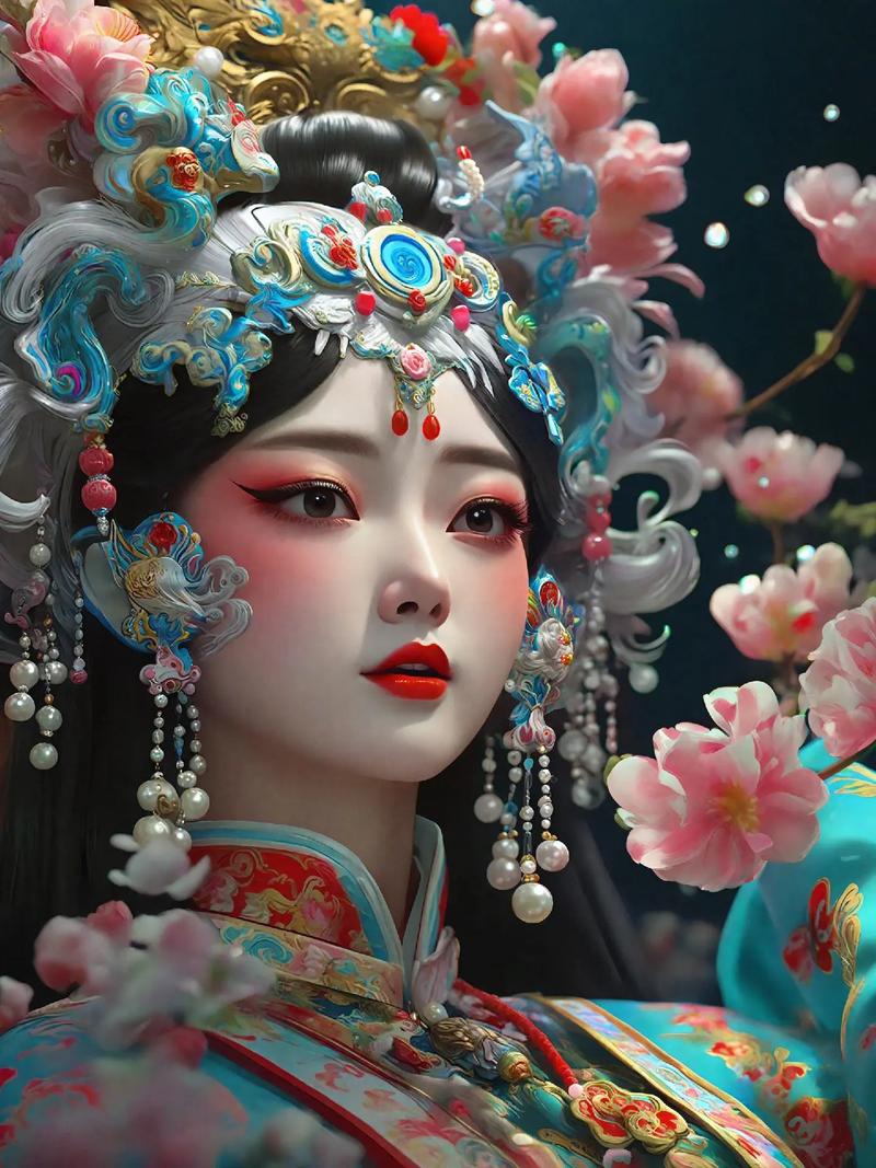 用AI做国潮花旦视频，单日变现多张