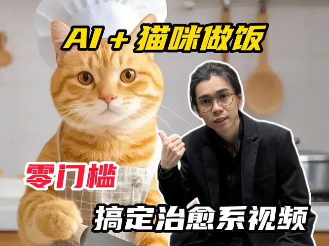 AI动物买菜做饭视频，吸粉点赞无数