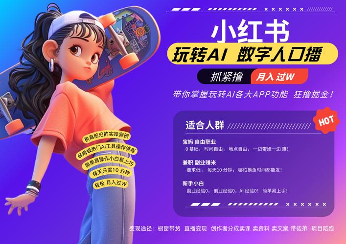 小红书数字人暴力起号，AI改写文案