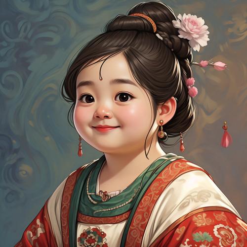 治愈的“唐朝胖妞”，用AI制作日更3