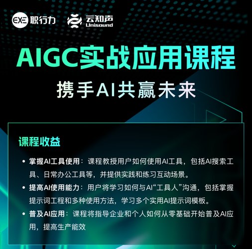 AIGC实战应用商业课