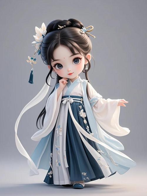 AI制作Q版古风娃娃视频，只需三步新