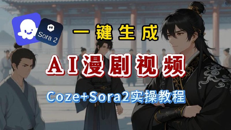 [COZE搭建]一键生成SORA2-