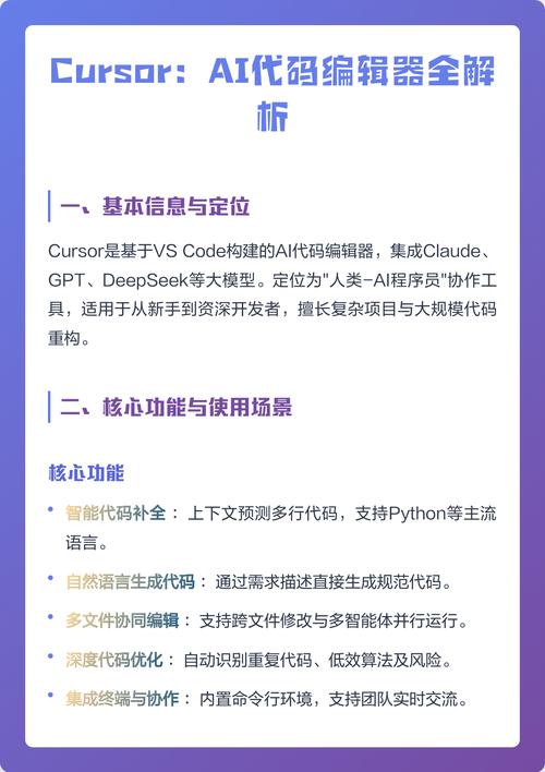 Cursor快速入门到精通，AI代码