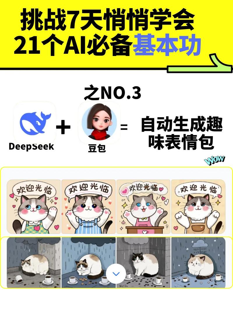 用DeepSeek制作表情包，批量生