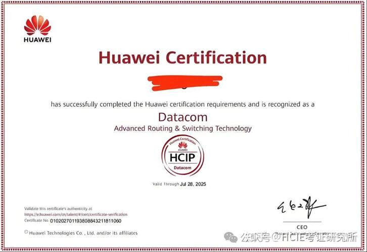 誉天阮维HCIP HCIE HCIA