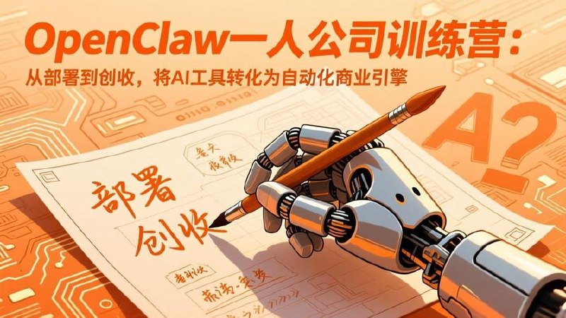 完结 OpenClaw+一人公司训练