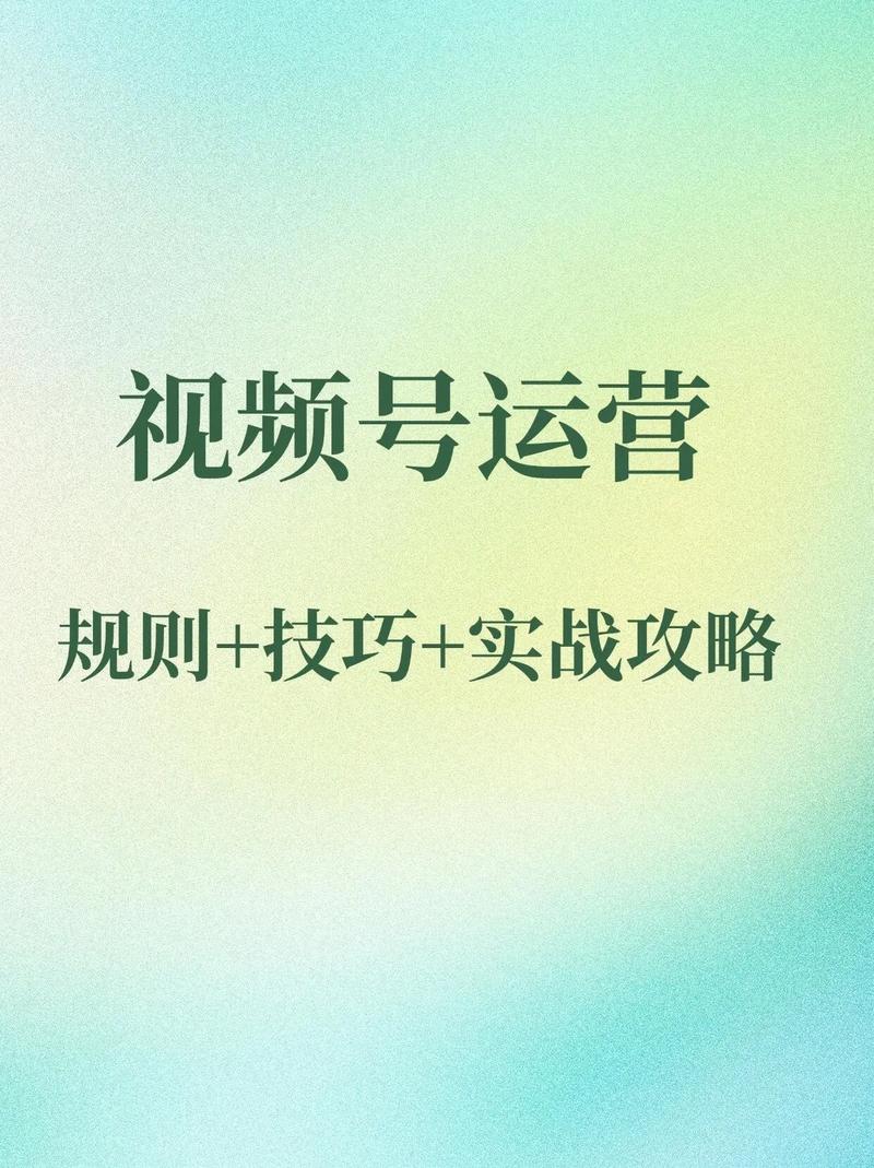 《视频号运营实操课》