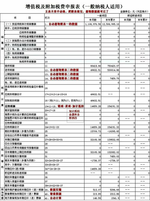 一般纳税人全盘账务处理与纳税申报