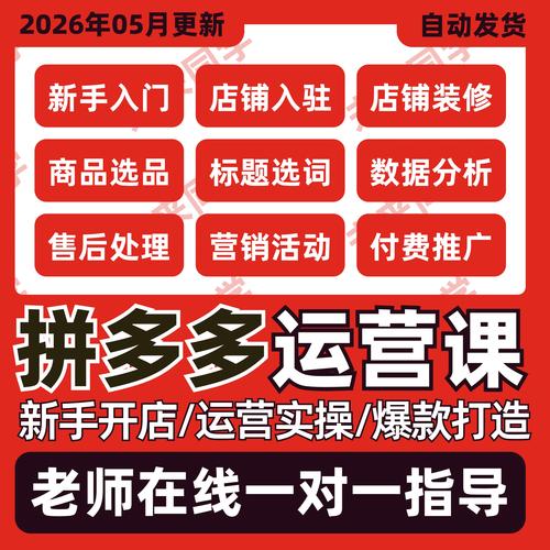 更新 王校长·拼多多实操课程