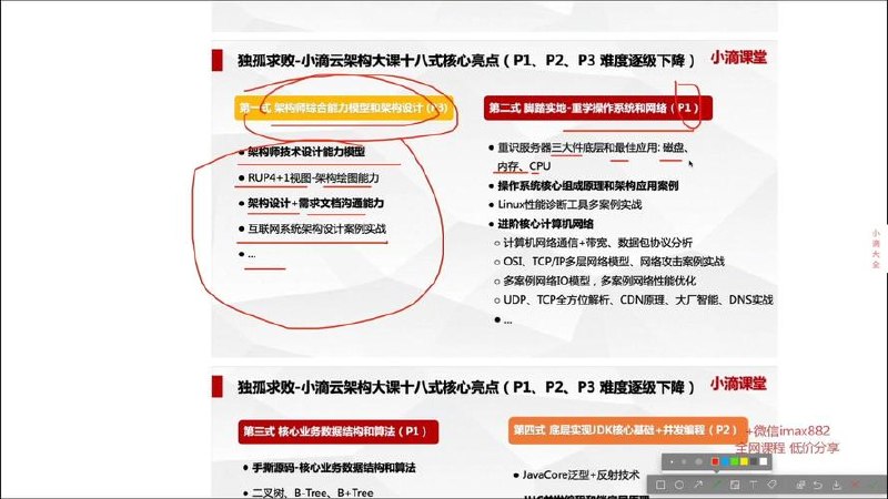 独孤求败-小滴云架构大课十八式