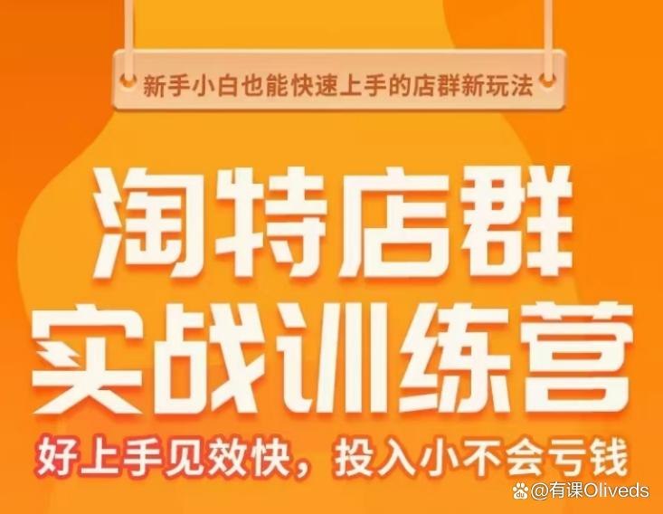 众筹：火焱社·淘特店群实战训练营