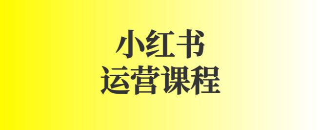 小红书进阶篇，零基础小白实战课