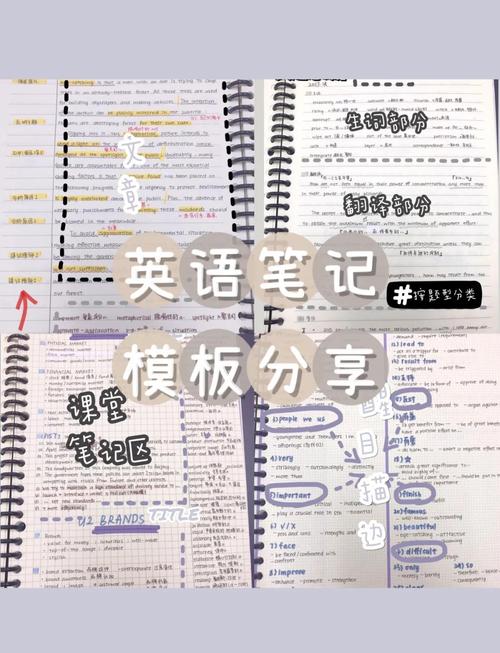 小红书趣味英语笔记，新手小白也能月涨