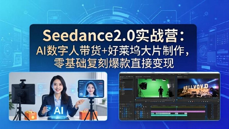 Seedance2.0广告实战训练营
