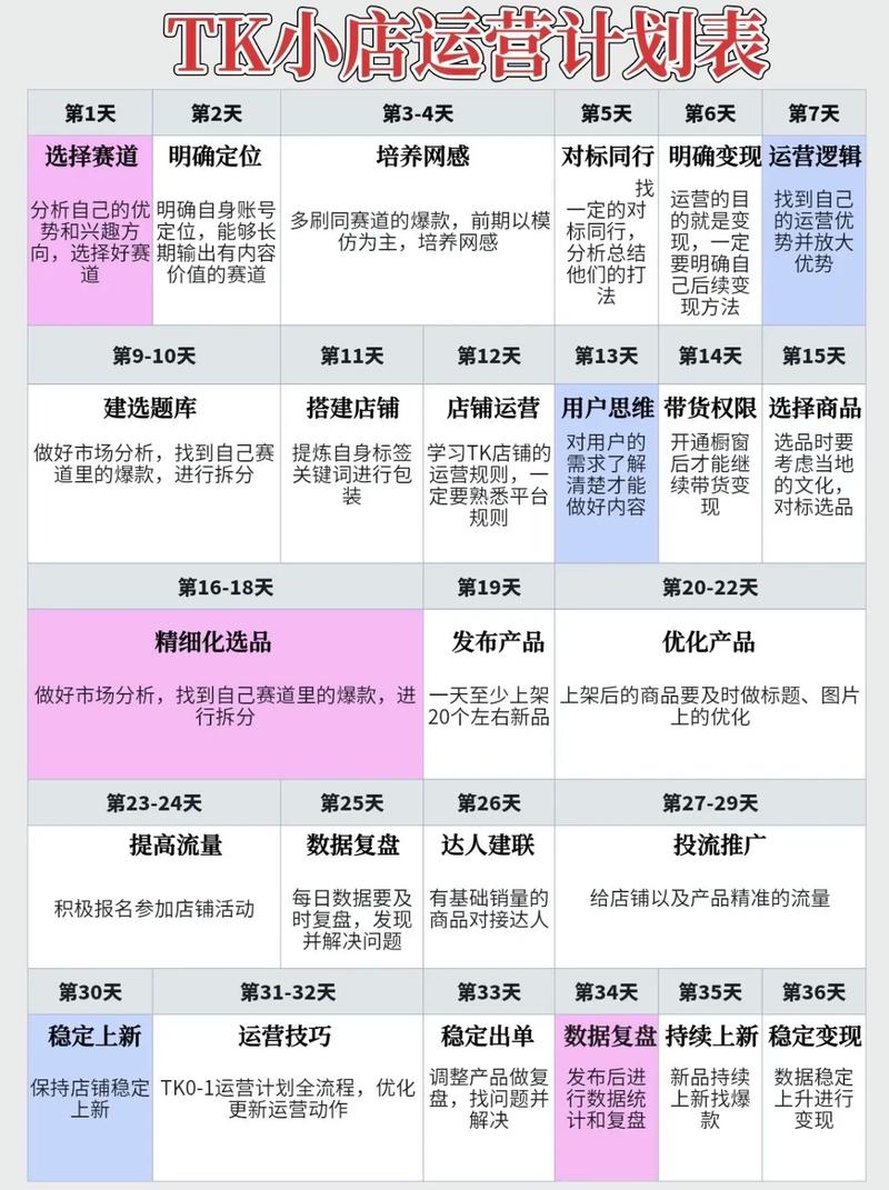 TIKTOK跨境小店运营班