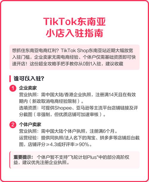 Tiktok东南亚小店运营